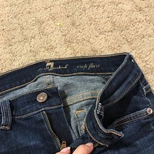Woman seven jeans crop flare